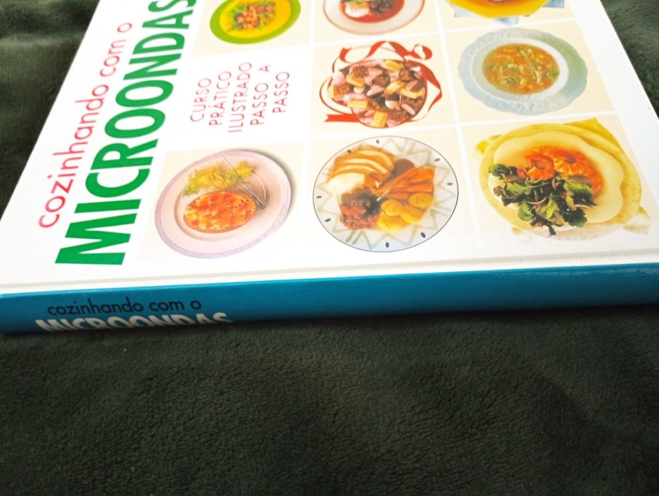 Cozinhando Com O Microondas, Curso Prático Ilustrado Passo A Passo,