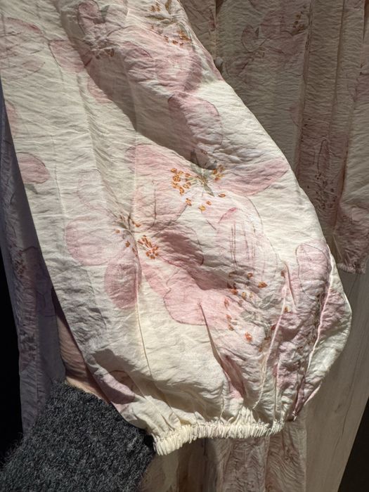 Przepiękna Maxi długa sukienka w kwiaty L H&M wiskoza