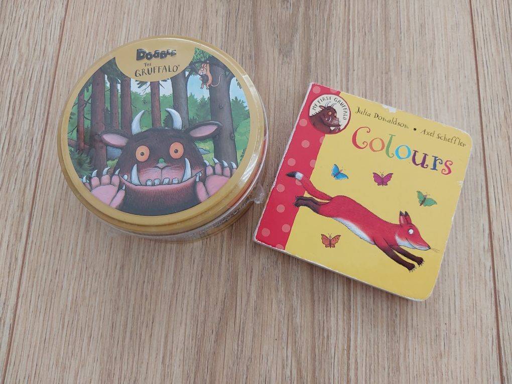 Gra the gruffalo dobble i ksiazka kolory j angielski