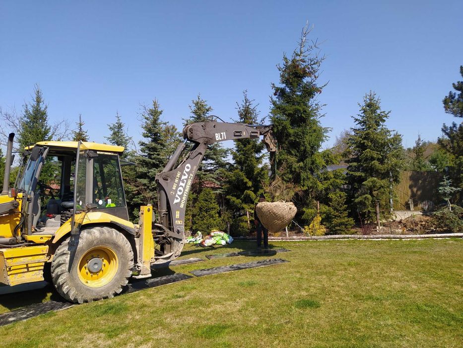 Usługi koparko - ładowarką oraz koparką obrotową