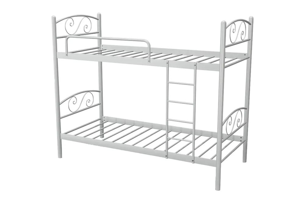 Металеве двухярусне ліжко