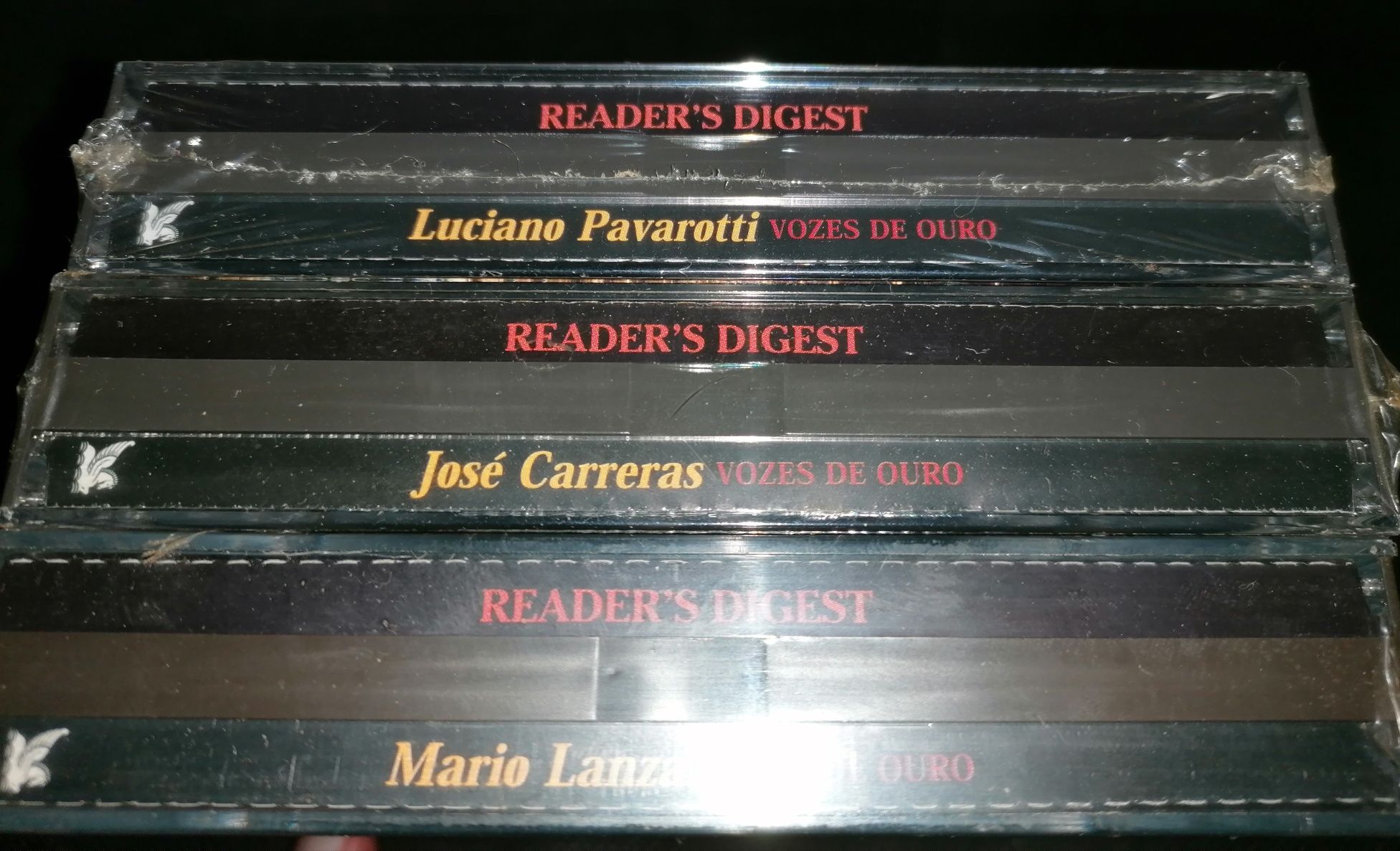 CD Vozes de Ouro José Carreras, Luciano Pavarotti, Mario Lanza