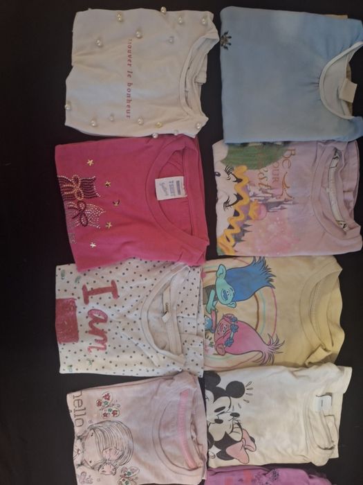 Zestaw ciuszków dla dziewczynki r 110