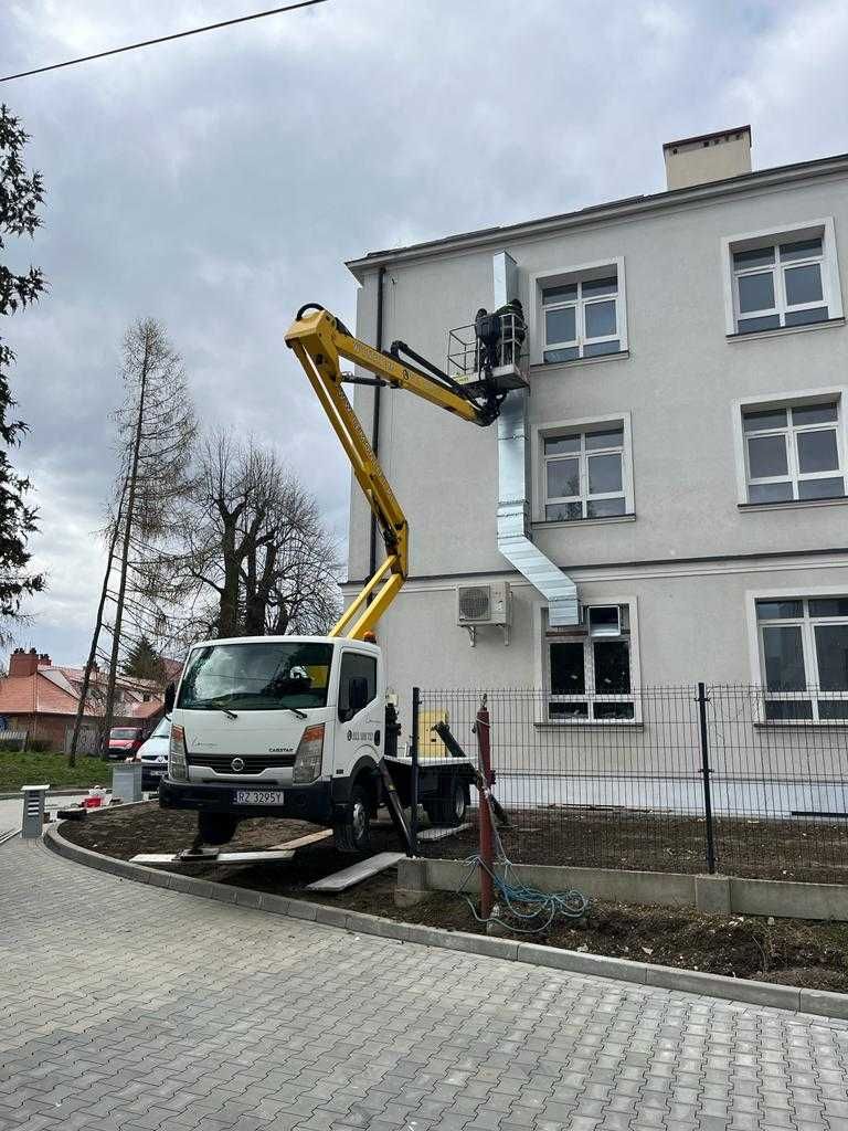 Usługi zwyżka podnośnik koszowy  20m 25m wynajem LEMON LIFT 24h/7