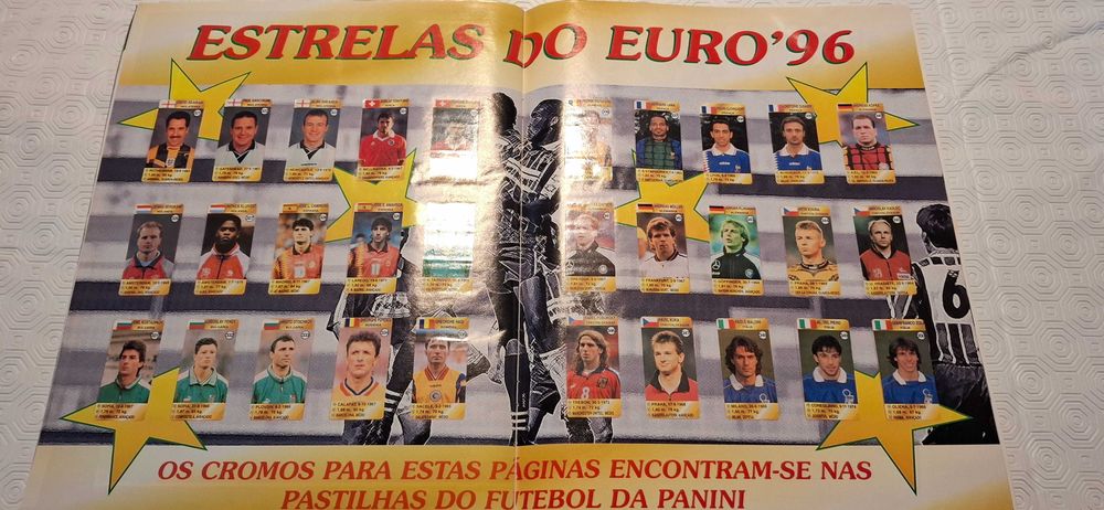 Caderneta de cromos futebol ano 96/97 Excelente