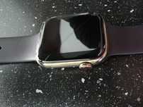 APPLE Watch 7 GPS + Cellular 45mm koperta ze stali nierdzewnej złoty