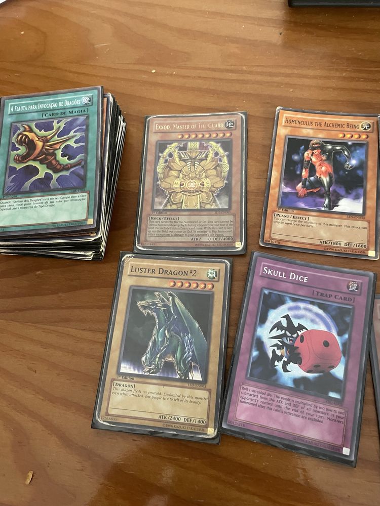 Cartas Yu-Gi-Oh - estado usado