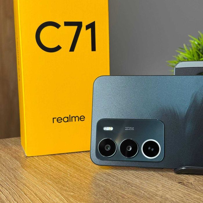 Телефон Realme C71 8/256GB Forest Owl 45W 6300 АКБ Купити Смартфон