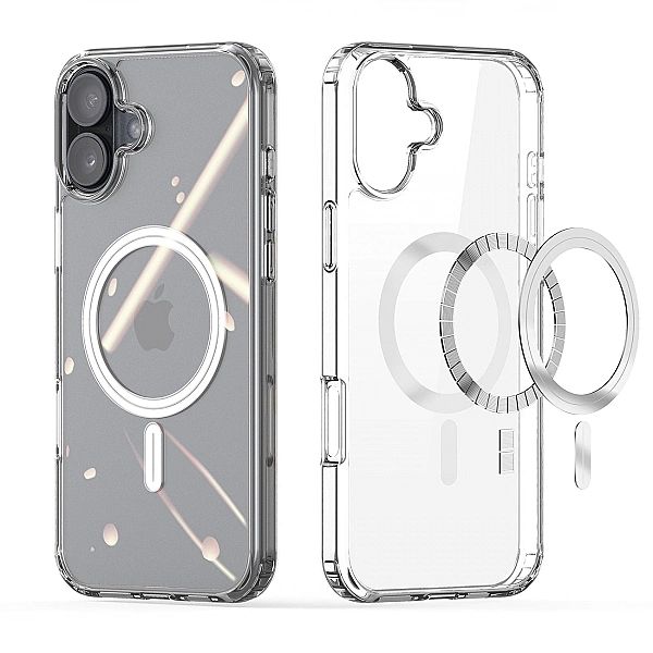 Etui Dux Ducis Clin Mag z MagSafe na iPhone 16 - przezroczyste