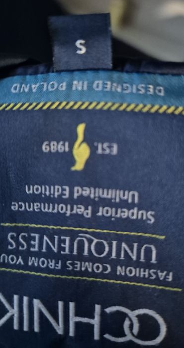 Ochnik piękny puchowy płaszcz z jenotem S