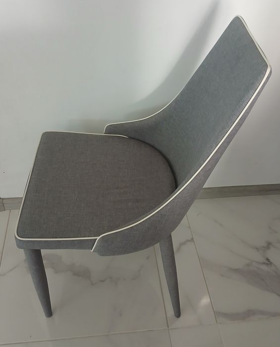 Krzesła szare 10 sztuk