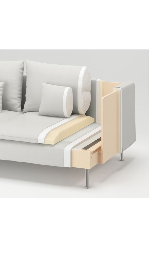 SÖDERHAMN Sofa 3-osobowa