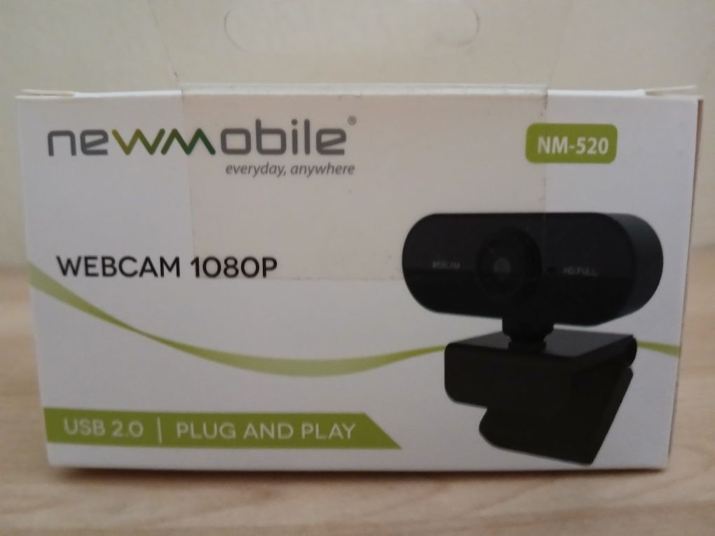 Webcam 1080P nova c/ garantia