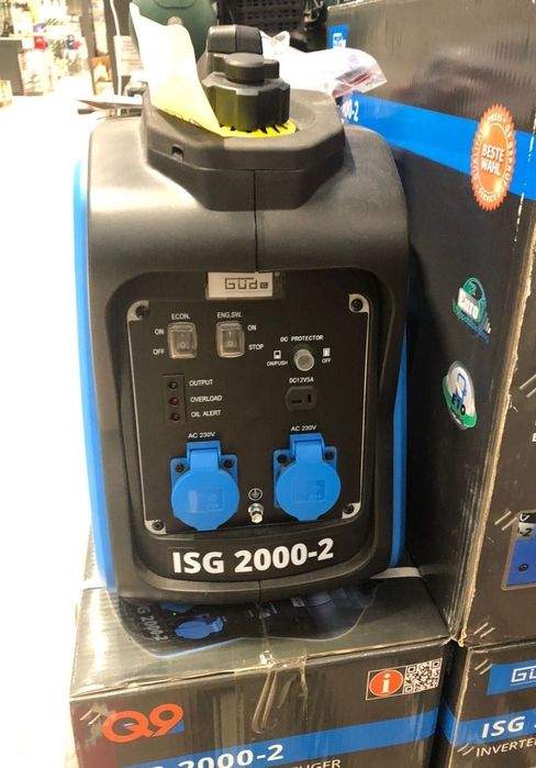 Генератор інверторний Gude ISG 2000-2, 2 кВт однофазний, ручний старте