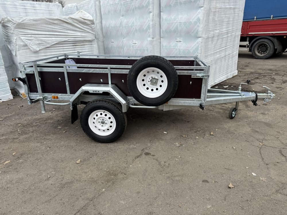 Причіп Ursa, Урса, оцинкований бортовий від заводу