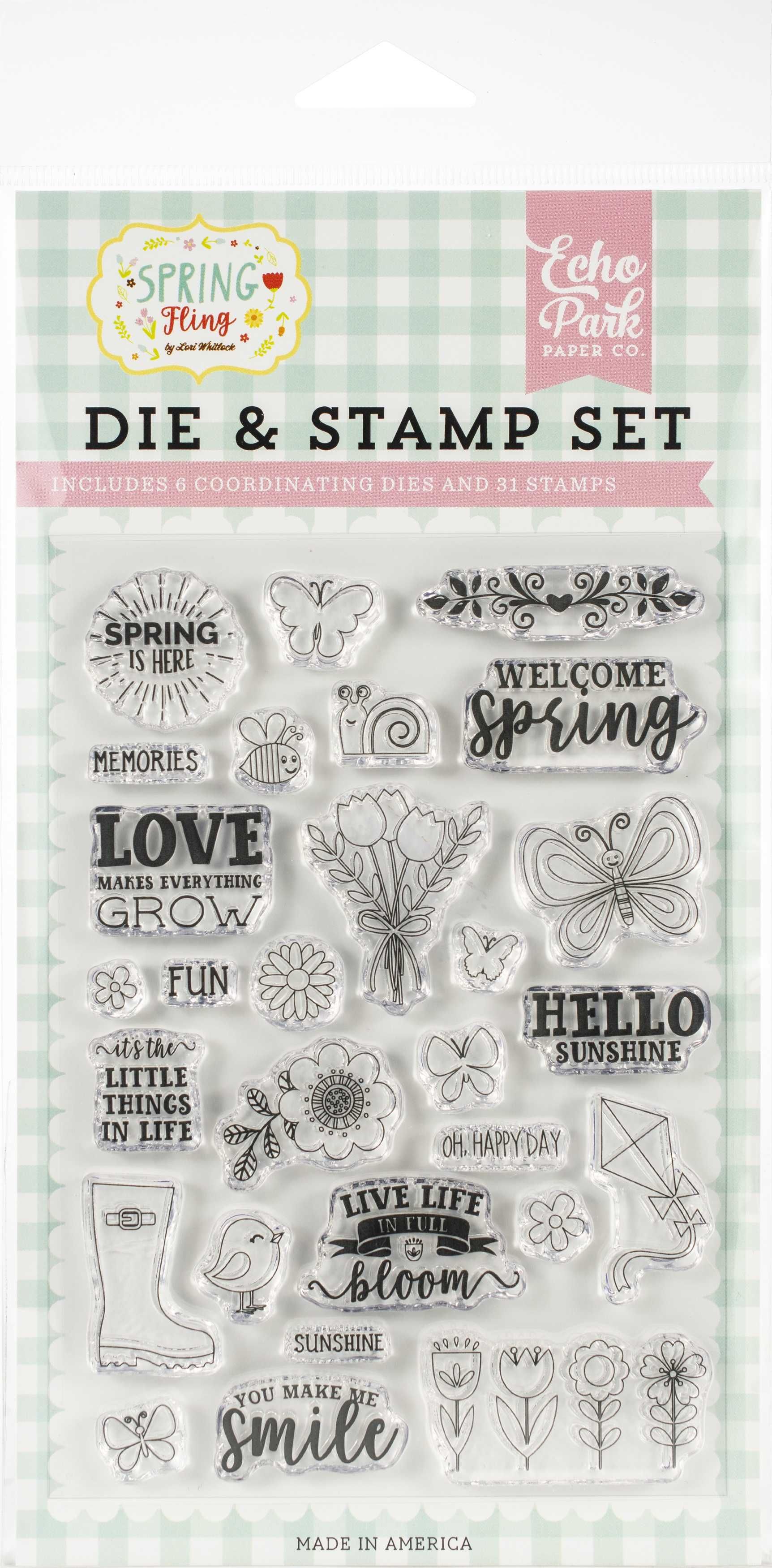 Conjunto de Cortantes e Carimbos para Scrapbooking - Sizzix