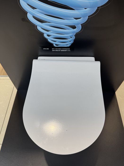 Cersanit City Pro Oval Vortex S701-883 miska WC nowa