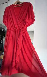 Czerwona sukienka od Karko lub Xl-ki