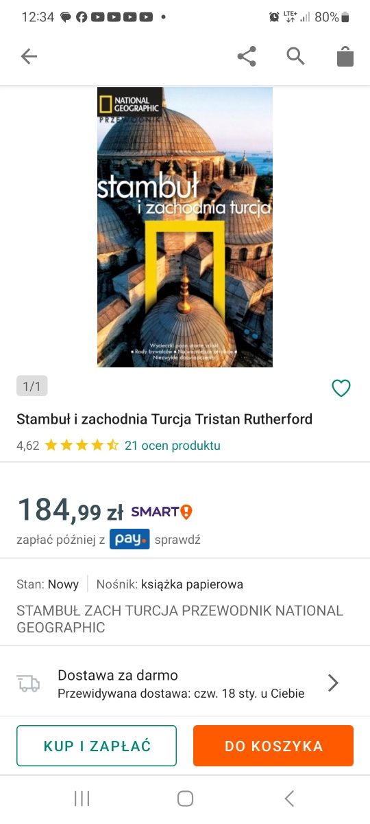 STAMBUŁ i zachodnia Turcja National Geographic