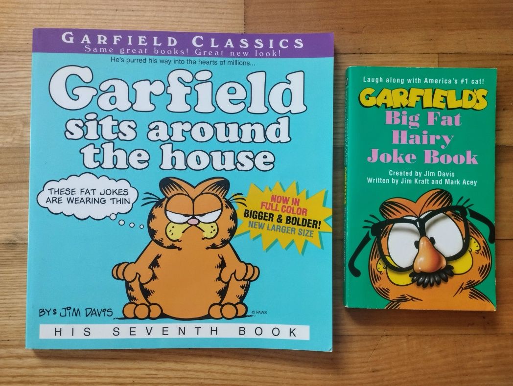 Zestaw 2 książek (Garfield) w jez. angielskim