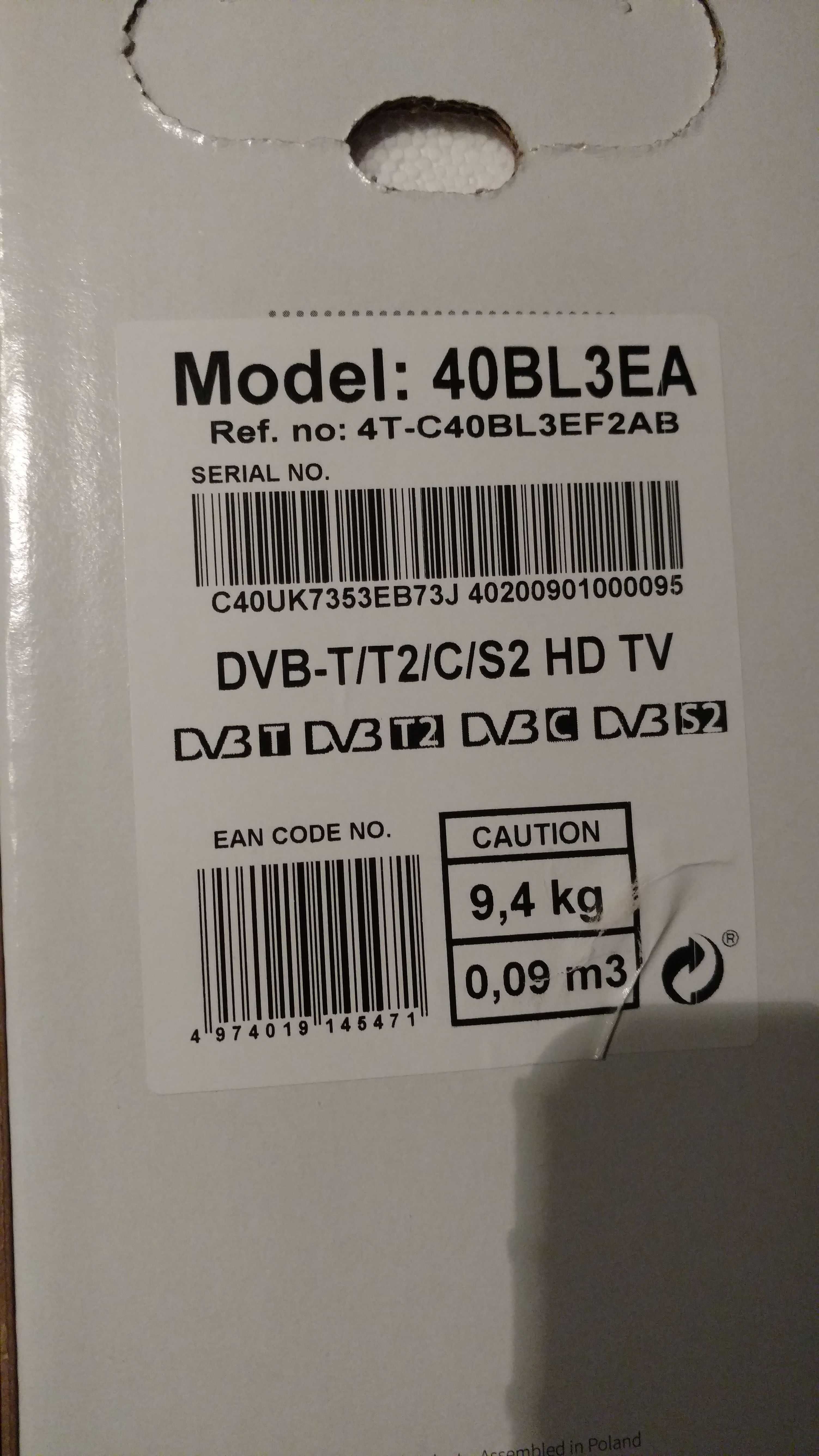 Telewizor Sharp 40'' 4 K Ultra HD Android DVB