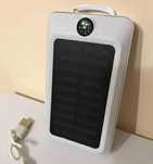 Powerbank 10000 мАч с солнечной панелью, зарядное, повербанк