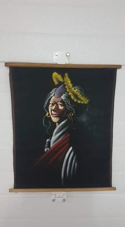 Pinturas casal de tibetanos