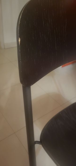 Krzesła składane kupione w Ikei