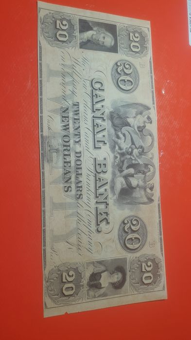 Banknot 20 dolarów z 18? Roku