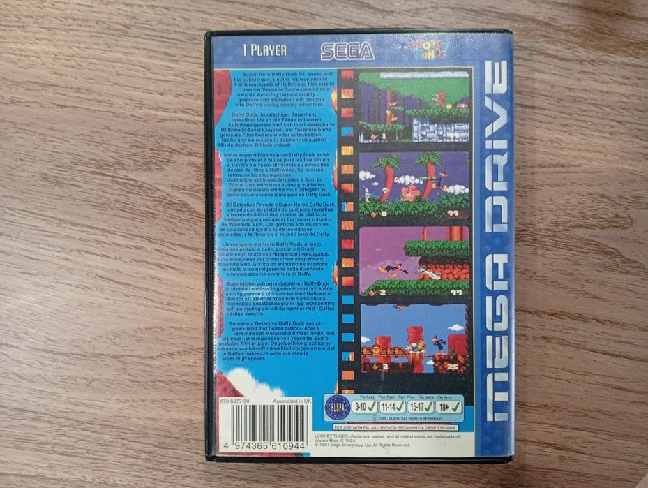 Daffy Duck in Hollywood Sega Mega Drive