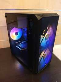 Ryzen 5 AM5,LED Komputer do Gier,RTX 4060 Ti,16 GB DDR5,SSD,Win 11 Pro