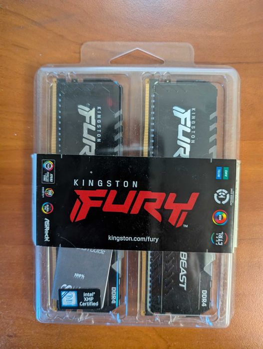 Пам'ять Kingston Fury DDR4 3200 MHz 16Gb