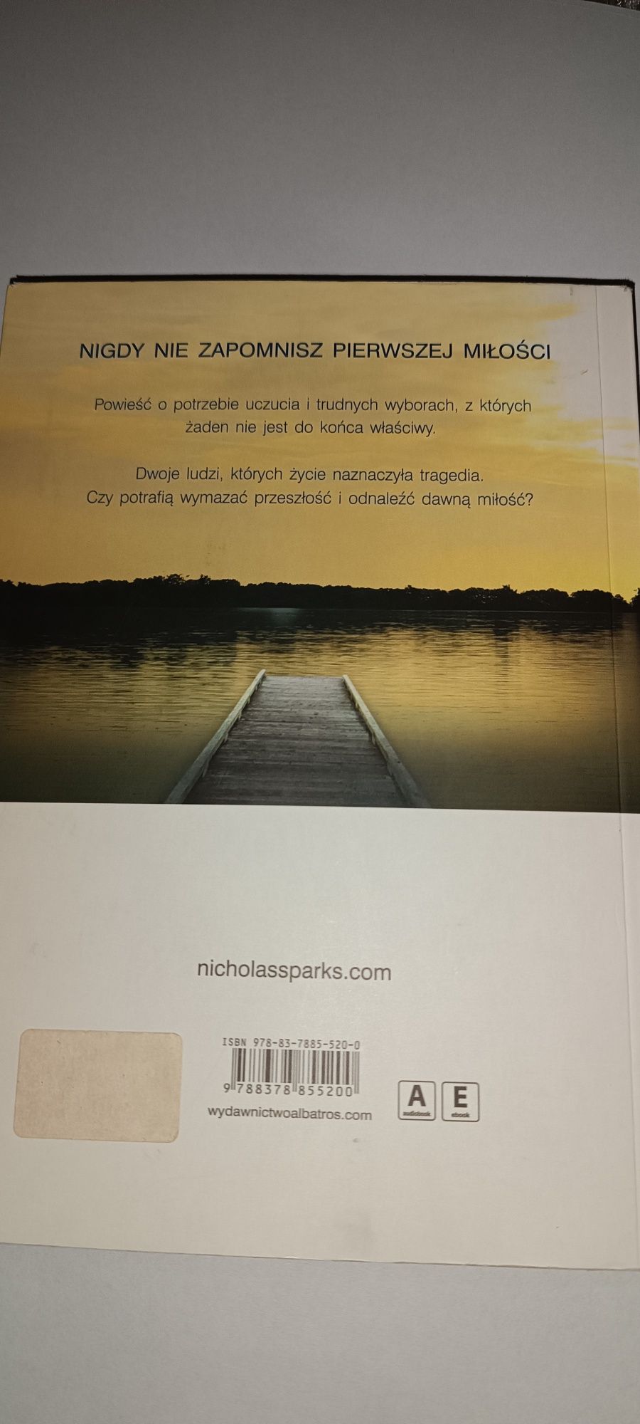 Książka Nicholas Sparks " Dla Ciebie wszystko"