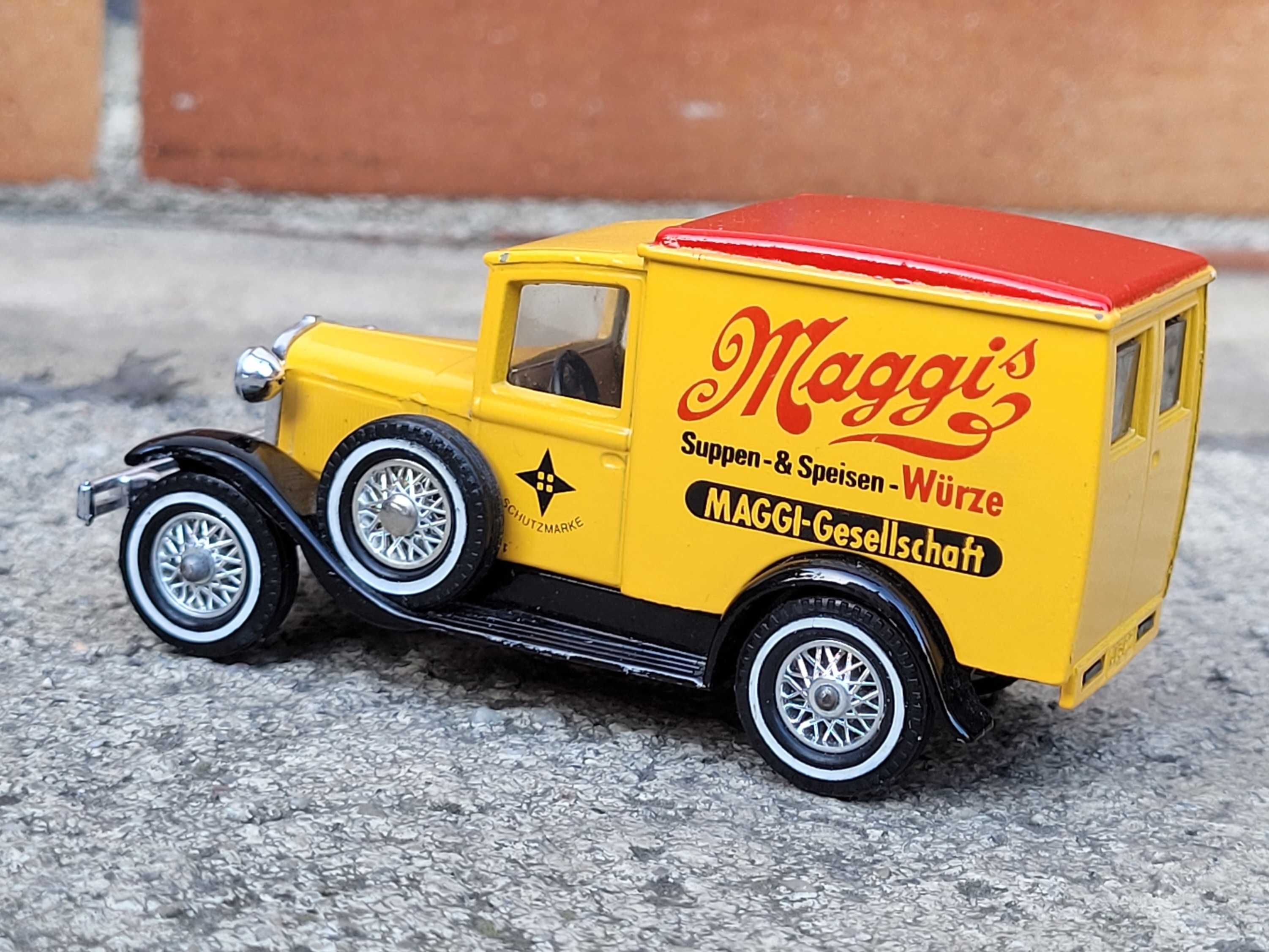 Kolekcja modeli Ford model A MAGGI Y-21 1:55 Matchbox 1927 unikat