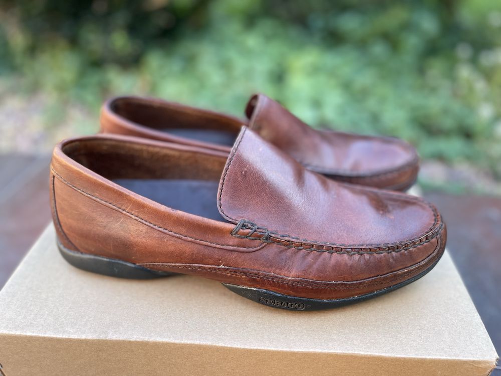 Sebago мокасини 43 розмір шкіра б/у