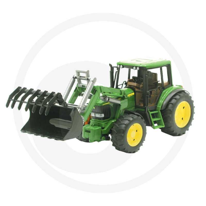 Bruder Ciągnik John Deere 6920 z ładowaczem czołowym Zielony