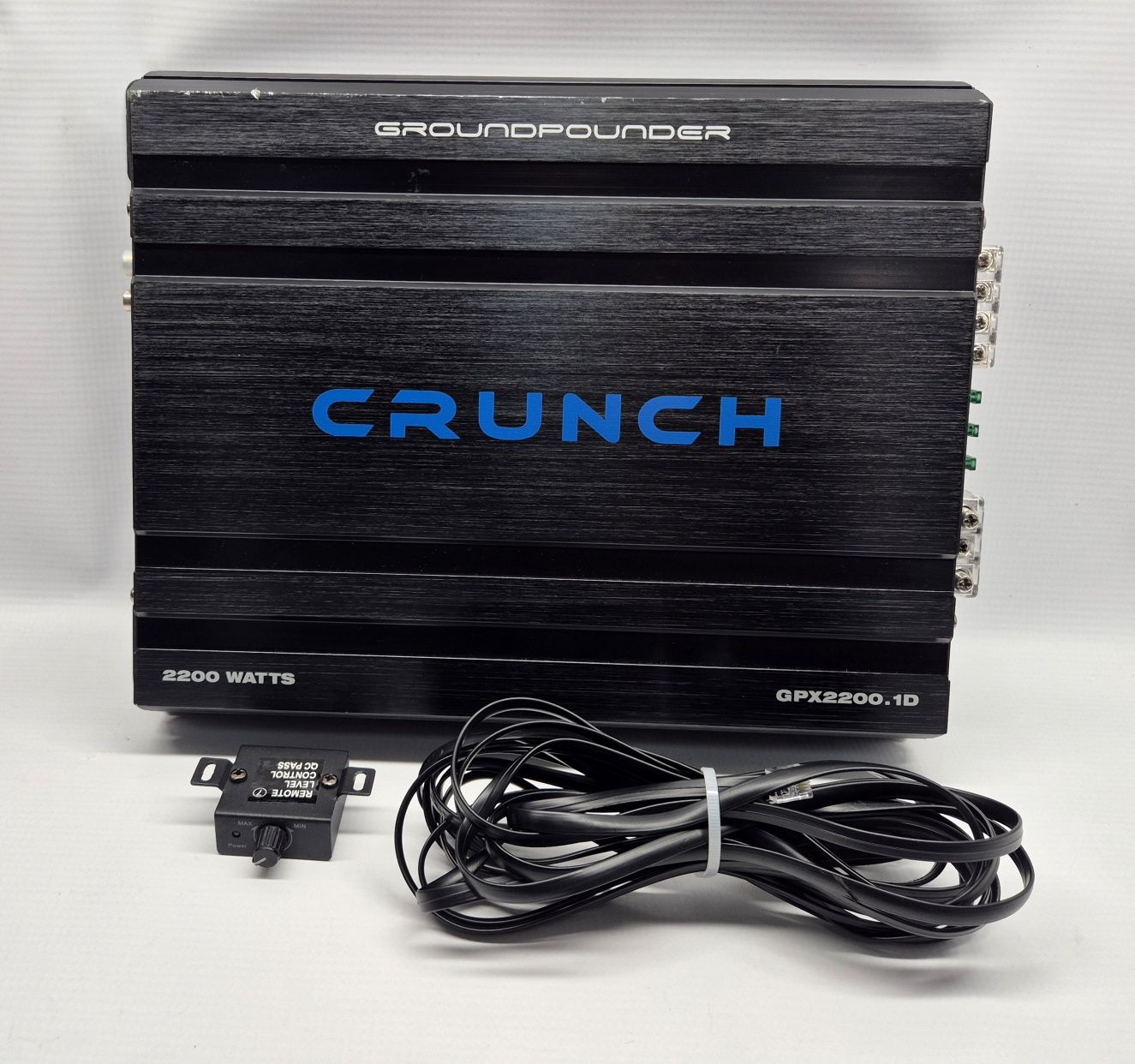 Wzmacniacz samochodowy CRUNCH GPX2200.1D, Komis Jasło Czackiego