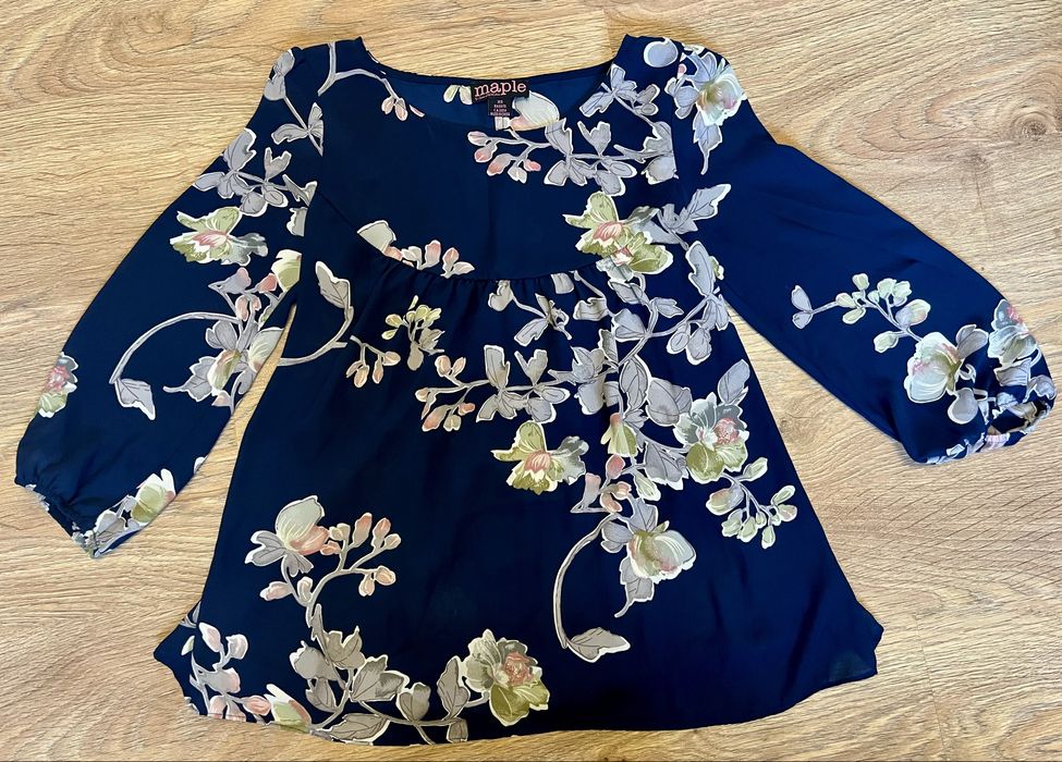 Шифонова блуза кофтинка для вагітних