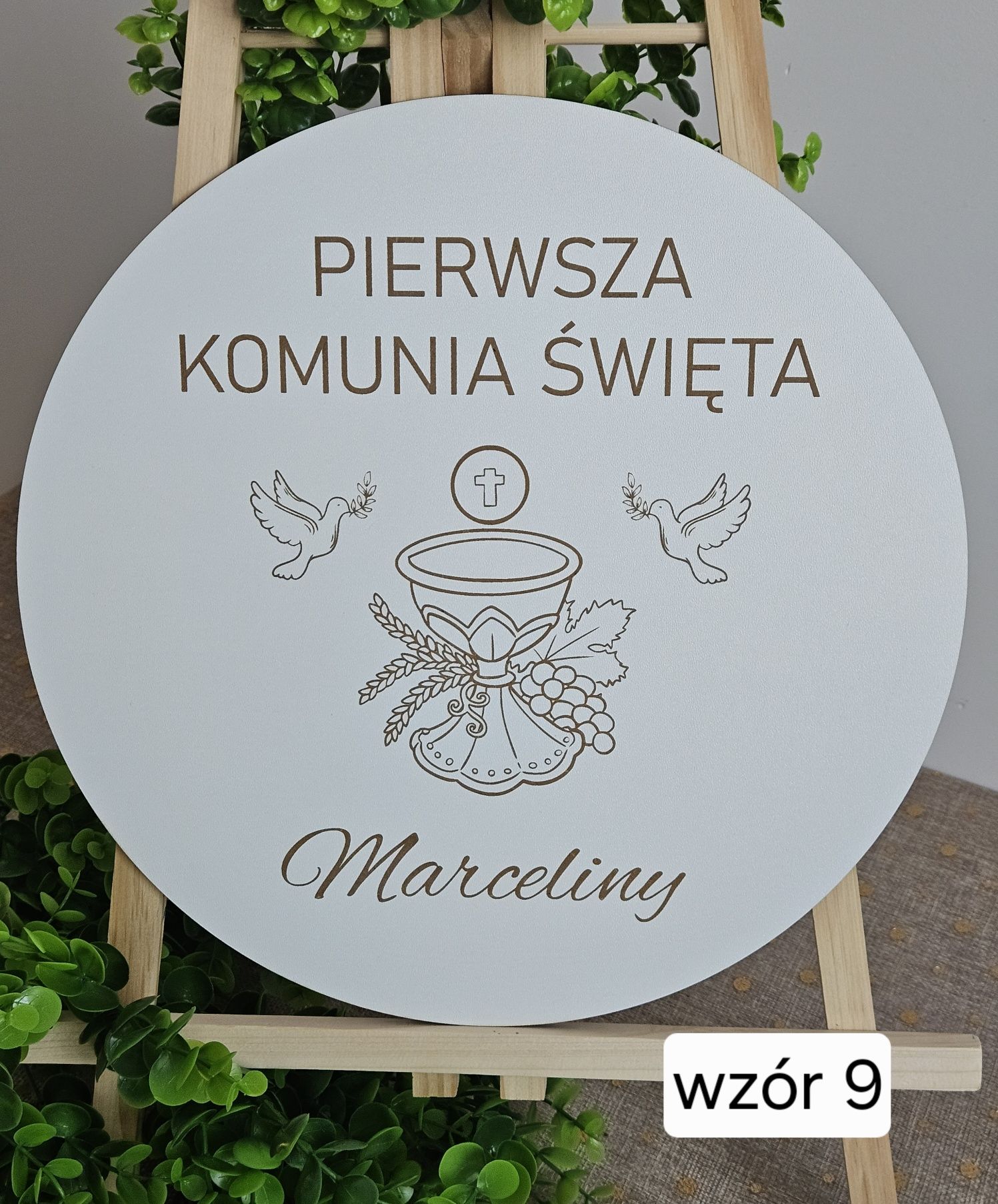 Tablica powitalna na I Komunię Świętą  dekoracja
