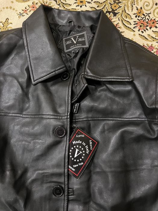 Продам кожаный педжак