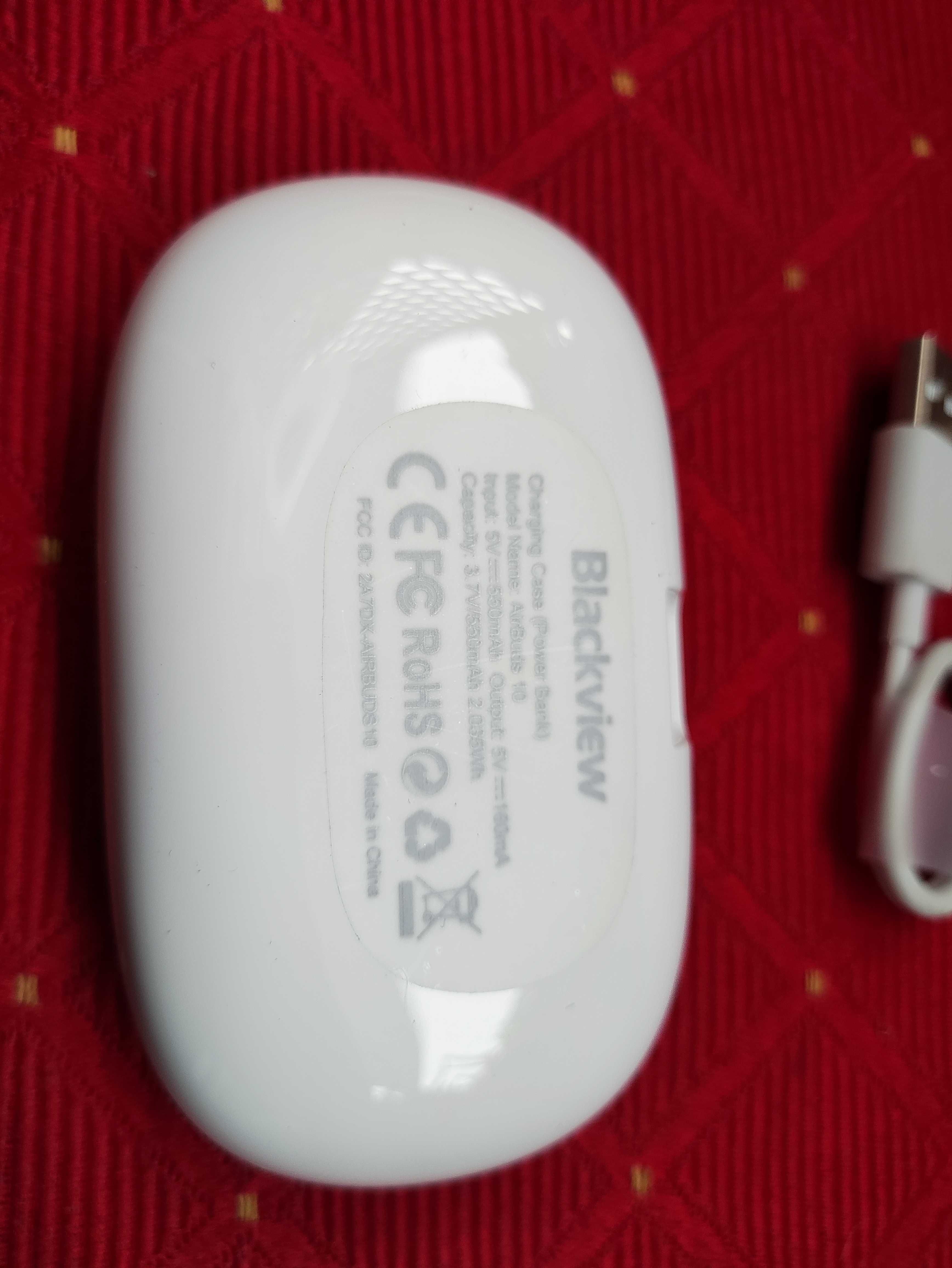 Słuchawki Bezprzewodowe Blackview AirBuds10 Bluetooth wodoodporn białe