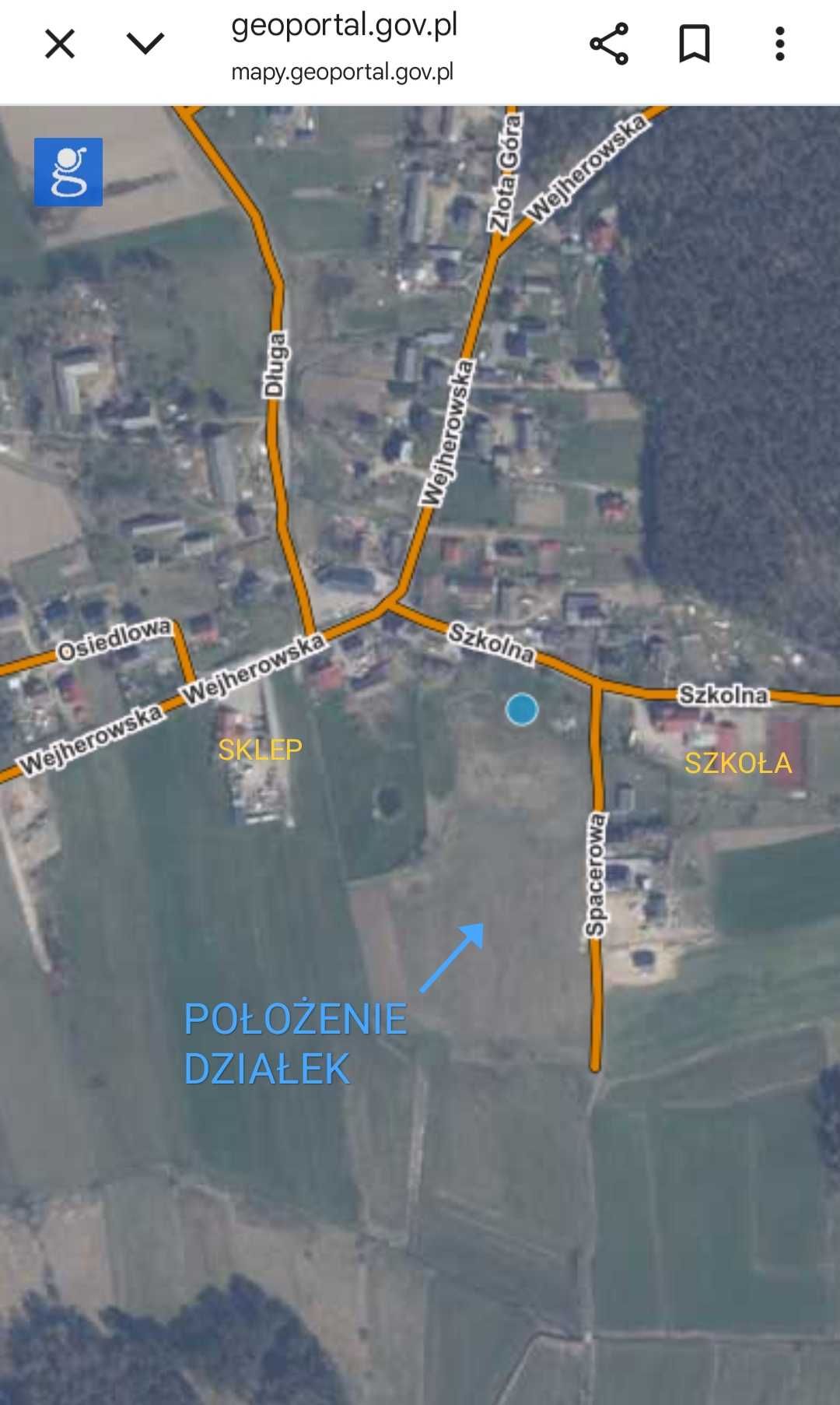 Działka budowlana z widokiem | MPZP | Pobłocie, gm. Linia