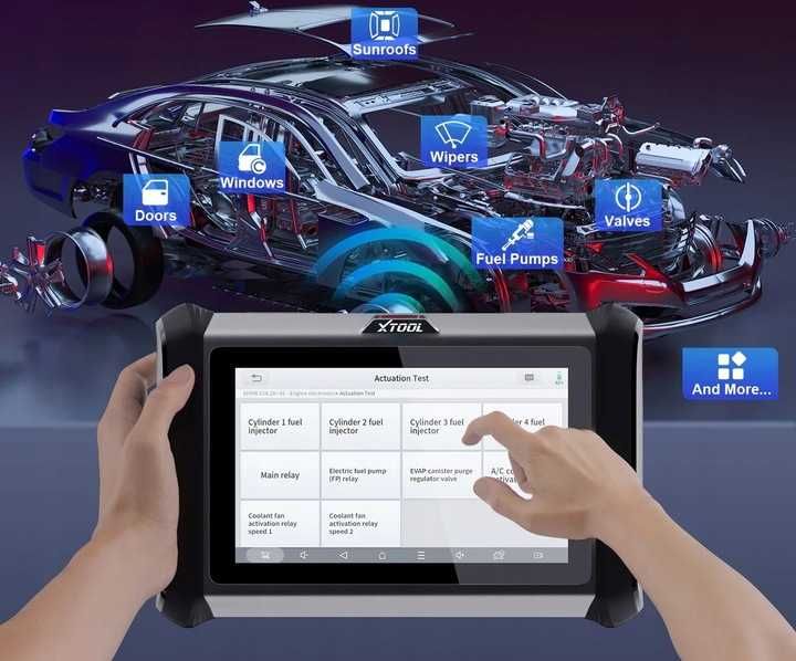 Komputer Interfejs Diagnostyczny OBD2 CANFD DOIP Xtool D7W j. polski