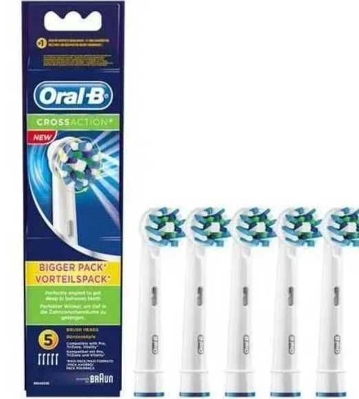 Oral-B, CrossAction, końcówki do szczoteczki 5 szt. Oryginalne Sklep