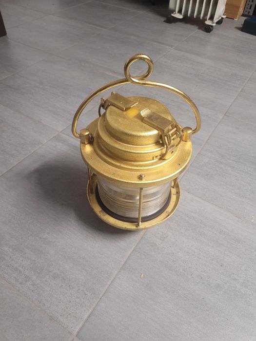 Lampa okrętowa mosiądz
