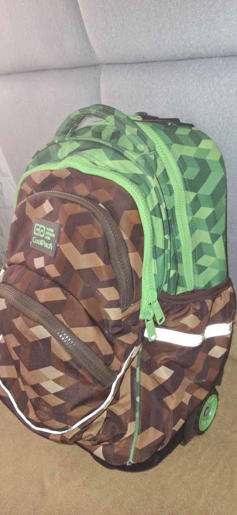 Plecak szkolny na kólkach Minecraft CoolPack