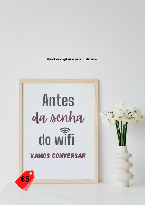 Quadros digitais para impressão