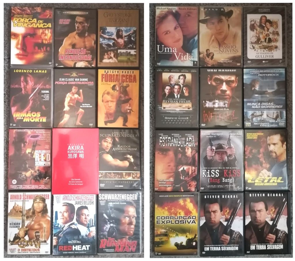 Lote de 185 DVD's originais (LOTE 36)