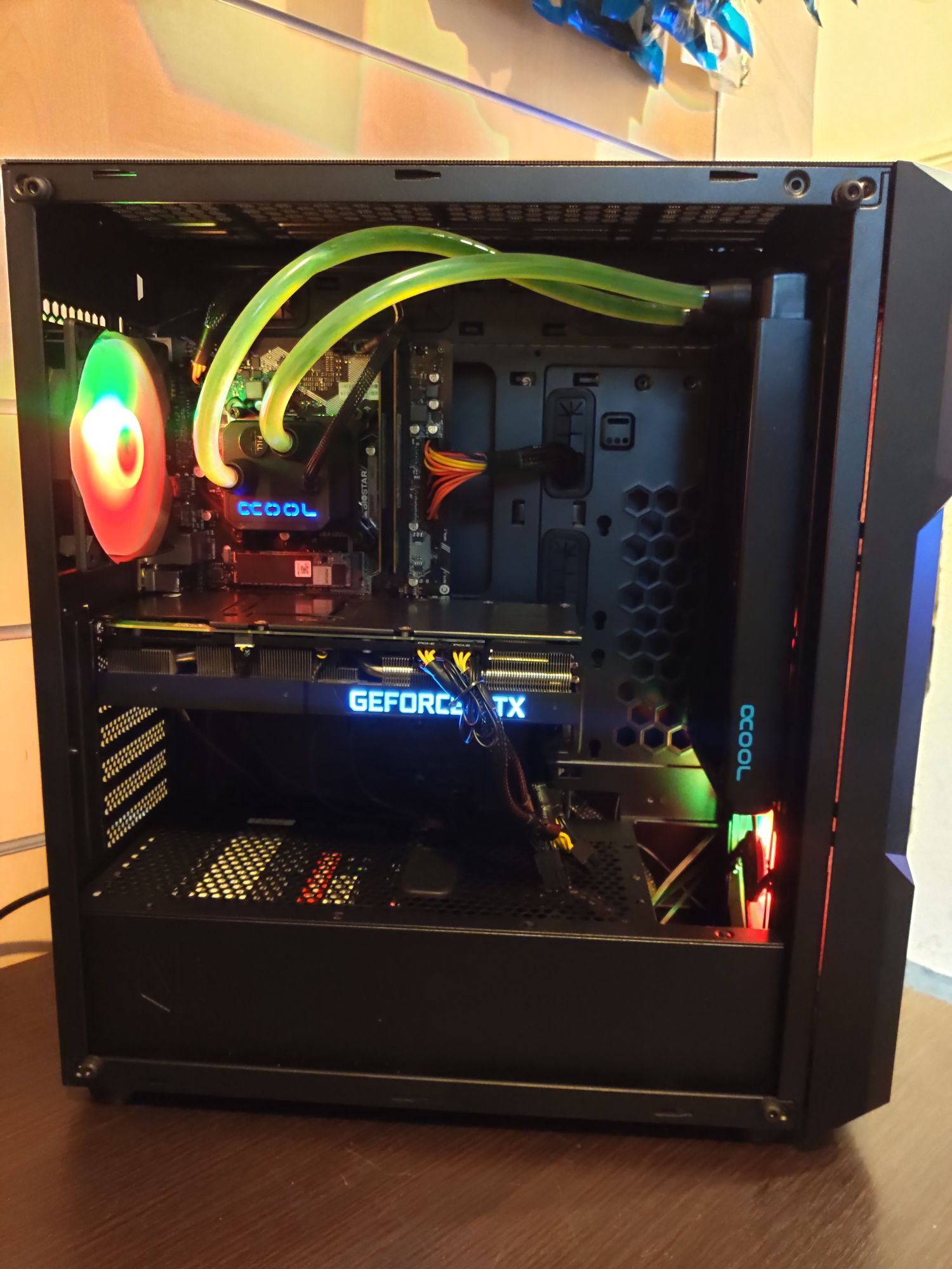 i9-13900K,LED Komputer do Gier,32 GB,RTX 2080Ti,woda,SSD,Win 11