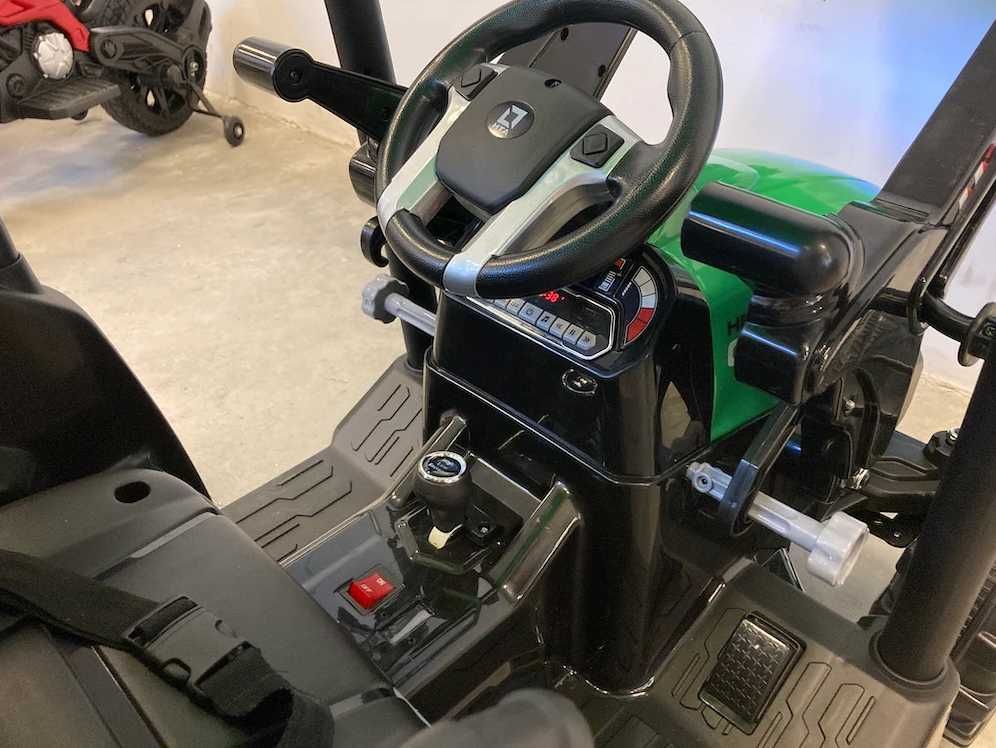 KOPARKA Traktor Ciągnik John Deere 24V 400W Auto Akumulator JCB DZIECI